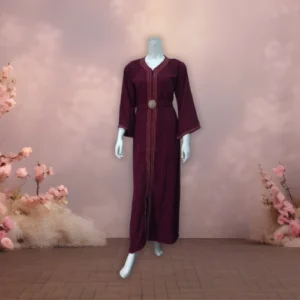 caftan jawhara Rayhane bordeau